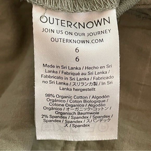 Outerknown | Green Westbound Utility Ankle Pants - Picture 7 of 8